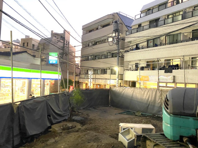 木造2階建て2棟解体工事(東京都中野区中野)　工事後の様子です。